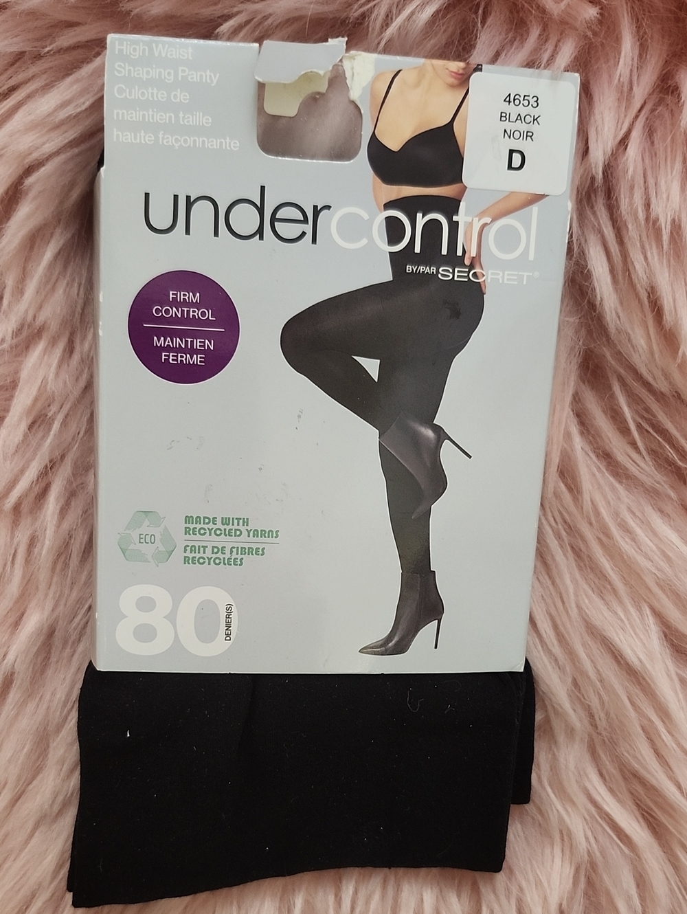 Brand New SECRET UNDER CONTROL HIGH WAIST SHAPING PANTY TIGHTS-D
